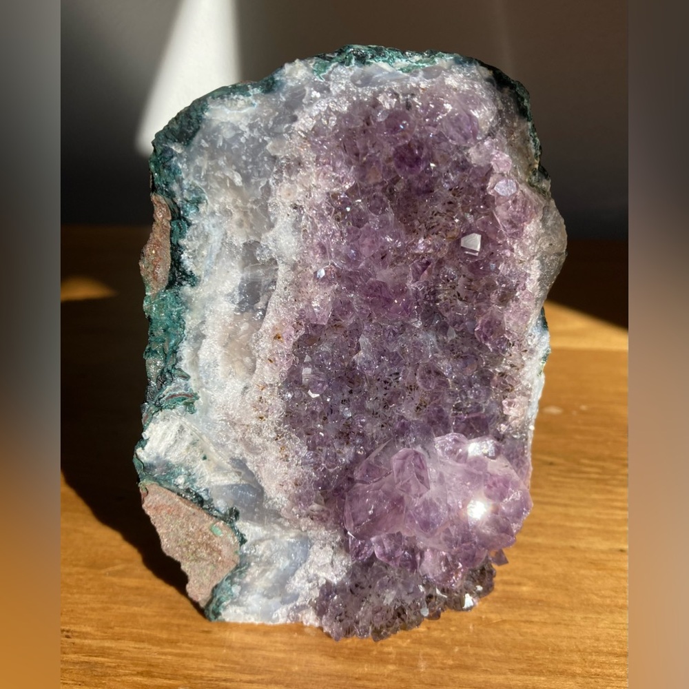 Amethyst With Hematite Inclusions - Picture 8 of 8